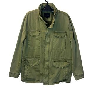 Lucky Brand Jacket XL Olive Green M-65 Field Utility Military Full Zip